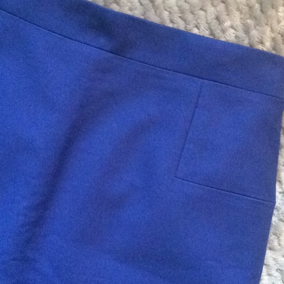 J Crew Royal Blue Skirt - Picture 2 of 5
